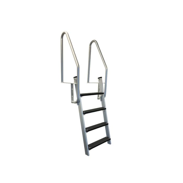 Badetrapp "Viking" aluminium 4-trinn - Sommerbutikken.no