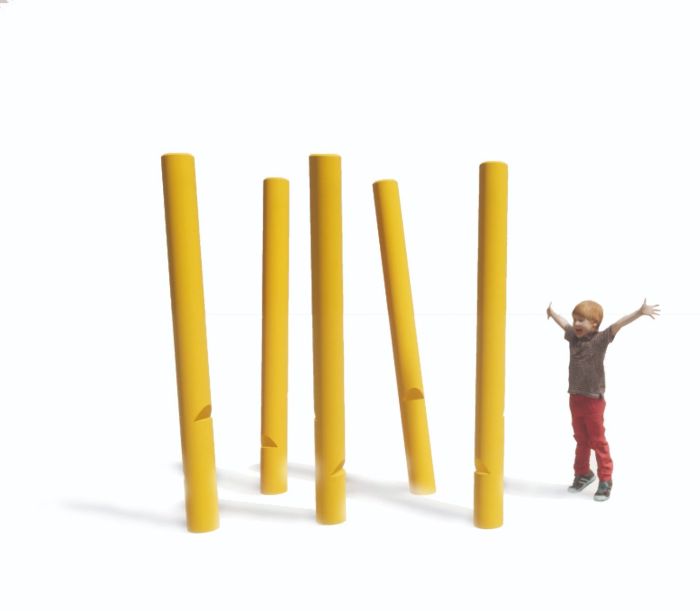 Balansetrening tømmerstokker 5 stk. AK9632 - Sommerbutikken.no