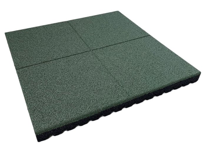 Fallmatte 45mm/Fallhøyde 1,51m EPDM 1x1m Grønn - Sommerbutikken.no