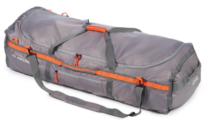 Fjellpulken Packbag 155 liter - Grå/Orange - Sommerbutikken.no