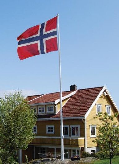 Flaggstang i glassfiber 12 meter - Sommerbutikken.no