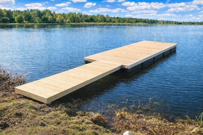 Flytebrygge med landgang DeLuxe - Sommerbutikken AS