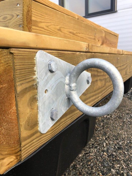 Forankringsbeslag for kjetting - Bryggebeslag/bryggedeler - Sommerbutikken.no