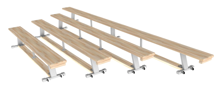 Gymnastikkbenk med hjul - Sommerbutikken.no