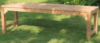 Sommerbutikken AS - Hagebenk i teak