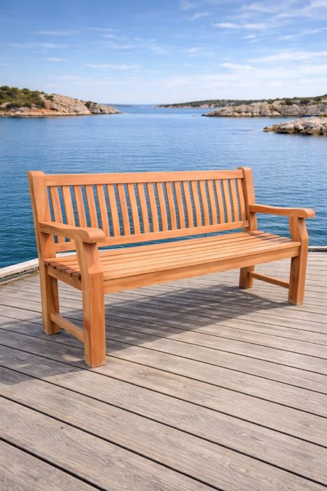 Hagebenk Jackson i Teak - Sommerbutikken.no