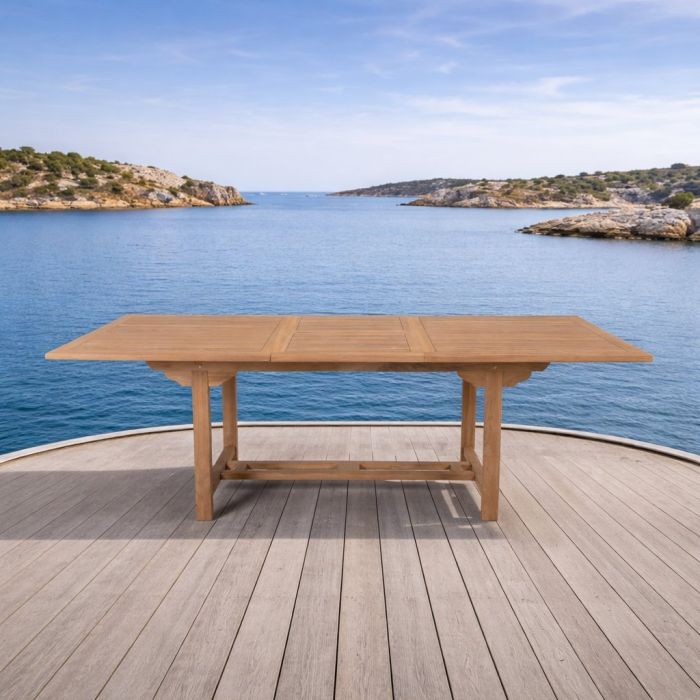 Hagebord Teak Askøy 160-210cm bredde - Sommerbutikken.no