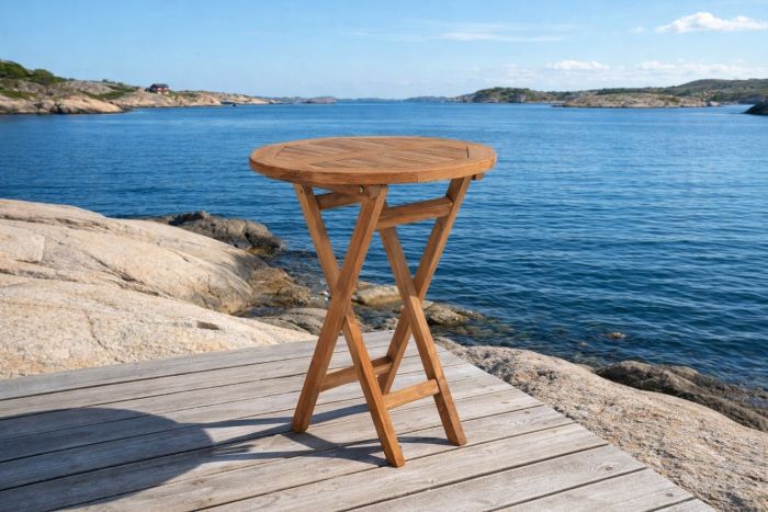 Hagebord Teak Ø60cm - Sommerbutikken.no