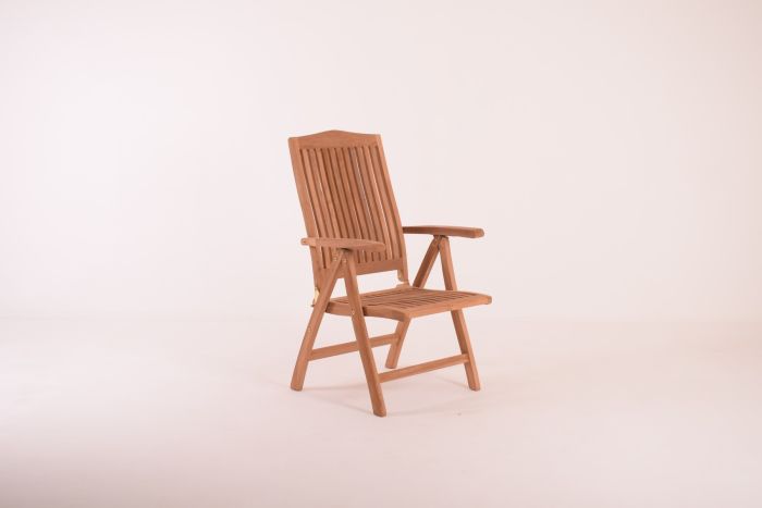 Hagestol Teak justerbar - Sommerbutikken AS