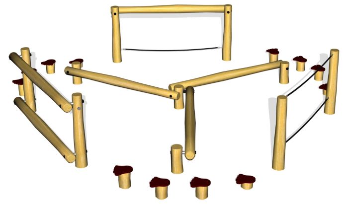 Hinderløype Robinia Sett 3 - Serie 29 - Sommerbutikken AS