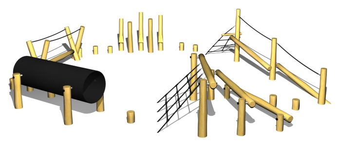 Hinderløype Robinia serie 29 - sett 104 - Sommerbutikken.no