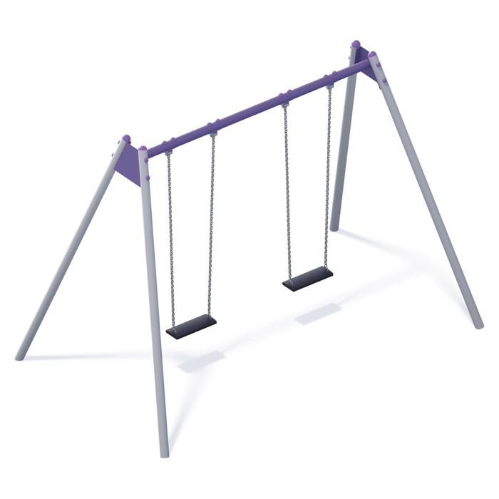 Huskestativ i stål for to single huskeseter - Sommerbutikken.no