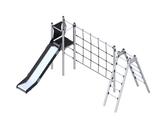 Klatrestativ med sklie SMB-ZZCM-0007 Mono - Sommerbutikken AS