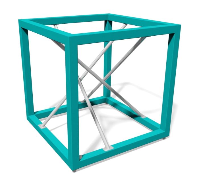 Lekeapparat Box modell 1 - Metall -Turkis - Sommerbutikken.no