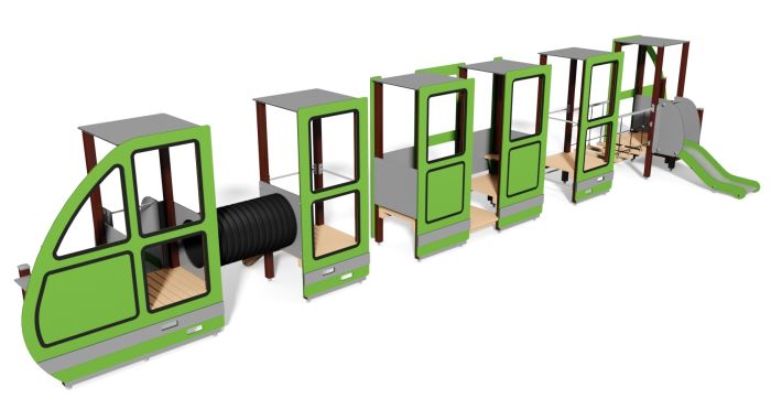 Lekebil/lekehus "Trikken" - Sommerbutikken.no