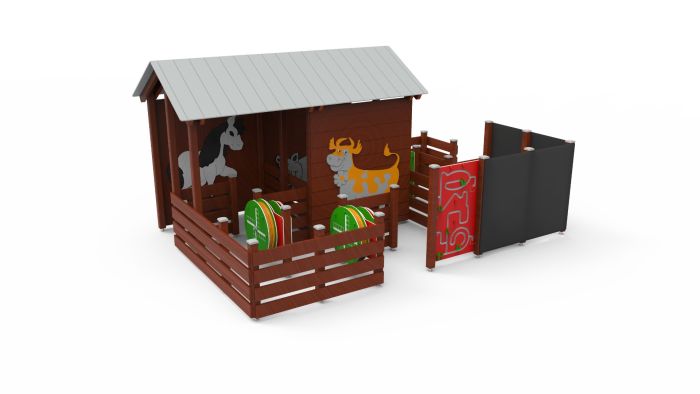 Lekehus - stor gårdslabyrint - Sommerbutikken AS