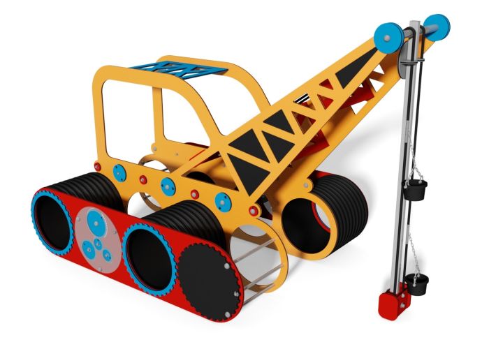 Leketårn "Mobil kran" - Sommerbutikken.no