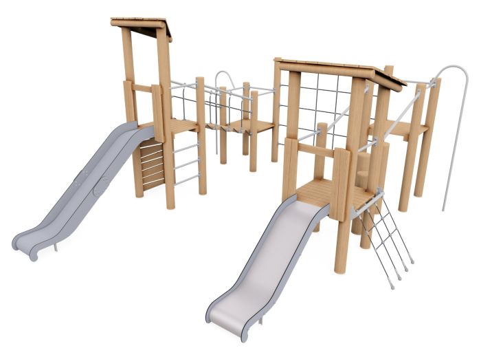 Leketårn Robinia - Modell 3 - Sommerbutikken.no