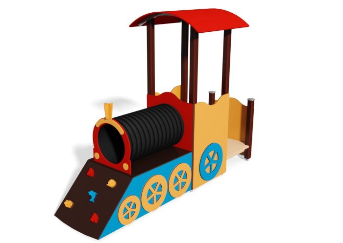 Leketog/lokmotiv med tunnel - Sommerbutikken.no