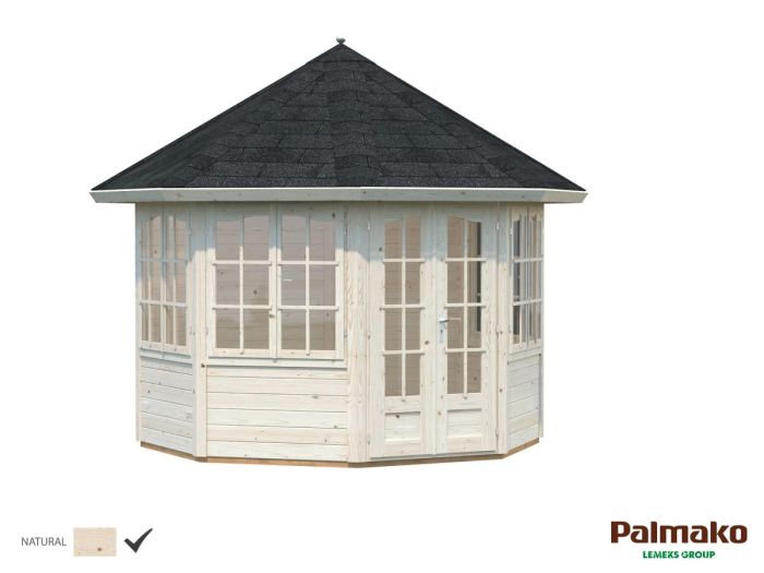 Lysthus/Paviljong Carmen 4 vinduer 6,7m2 - Sommerbutikken.no