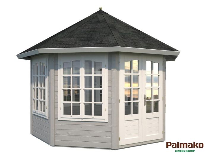 Lysthus Carmen 7 vinduer 9,2kvm - Sommerbutikken.no