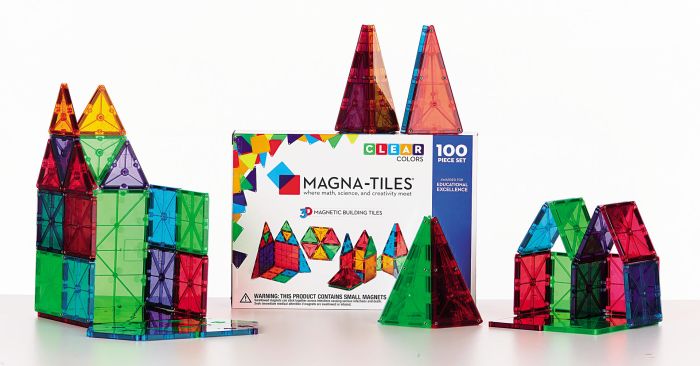 Magna-Tiles Transparent Byggesett 100 Deler