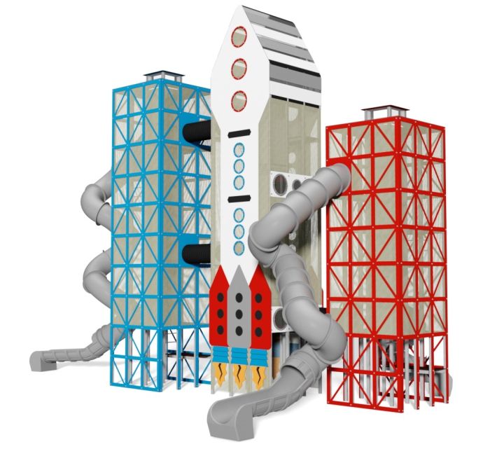 Lekeapparat "Oppskytningsplattform for romskip" - Sommerbutikken.no