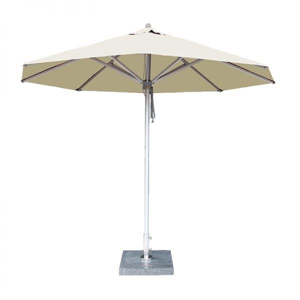 Parasoll Hurricane Aluminium - Natural Ø300cm - Sommerbutikken AS