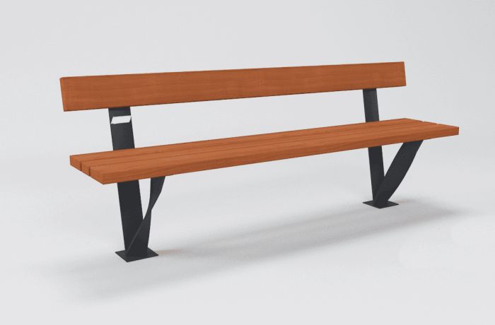 Parkbenk Twist MWSA - Sommerbutikken AS