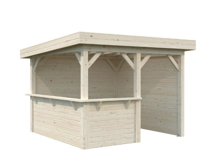 Paviljong Lena 8,3kvm - modell 2 - Sommerbutikken.no