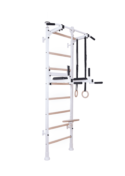 Ribbevegg med pull-ups bar og dipsstativ - serie 410 - Sommerbutikken AS