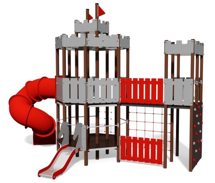 Leketårn Ridderfestning - Metall - Sommerbutikken.no