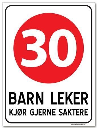 Sommerbutikken AS - Barn Leker Skilt 