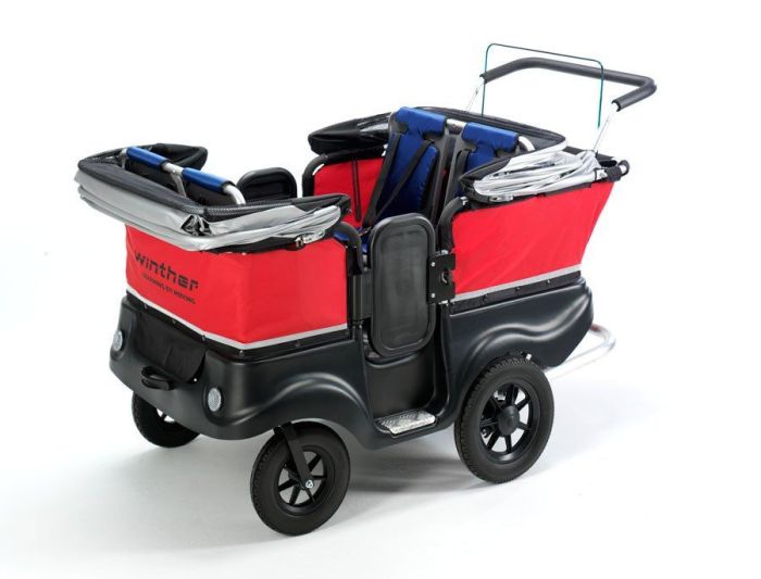 Sommerbutikken AS - Barnebussvogn for småbarn