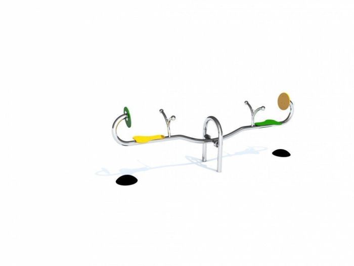 Sommerbutikken AS - Vippehuske i rustfritt stål for lekeplasser