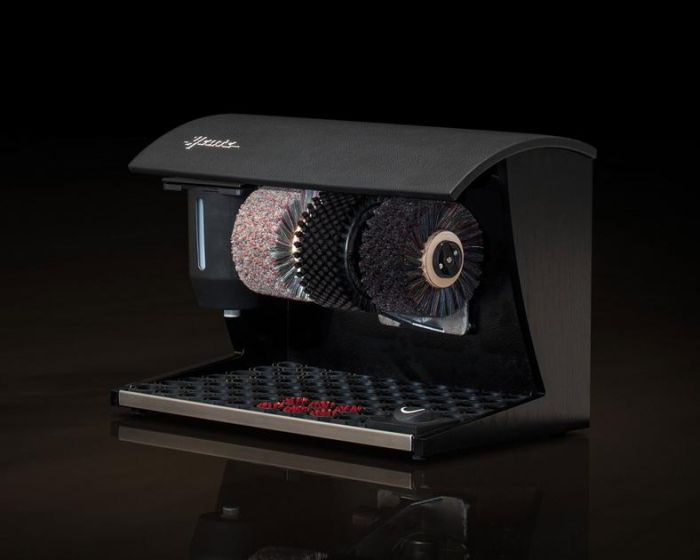 Skopussemaskin Elegance Nature - Sort med lær