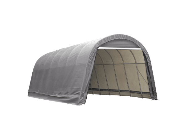 Sommerbutikken.no -Garasjetelt  4,0 x 9,7m (39kvm) - grå farge 