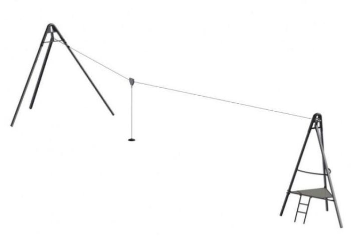 Sommerbutikken AS - Taubane Komplett med Stativ