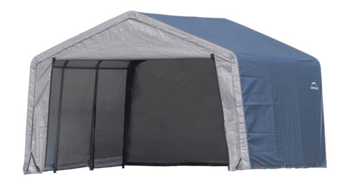 Sommerbutikken AS - Lagertelt Grå 3,7 x 3,7m (13,7kvm)