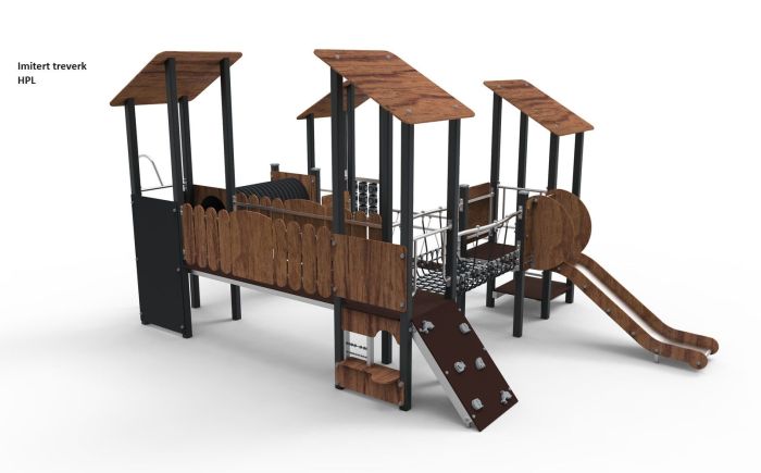 Sommerbutikken AS - Lekeapparat Louise med fire tårn