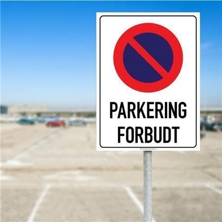 Sommerbutikken AS - Parkering Forbudt-skilt