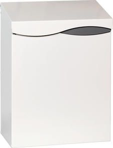 Postkasse Formfin med toppåpning hvit farge - Sommerbutikken.no