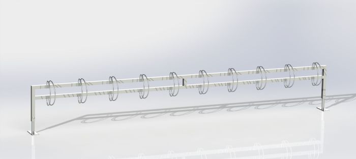  Sommerbutikken AS - Sykkelstativ Vingen 10 sykler