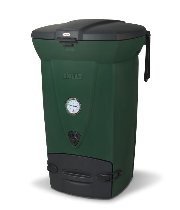Sommerbutikken AS - Biolan Kompostbinge - Hurtigkomposter 220eco Grønn - Varmkompost
