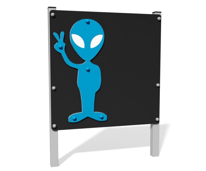 Utendørs tegnetavle/tegnebrett "Alien" - Sommerbutikken.no