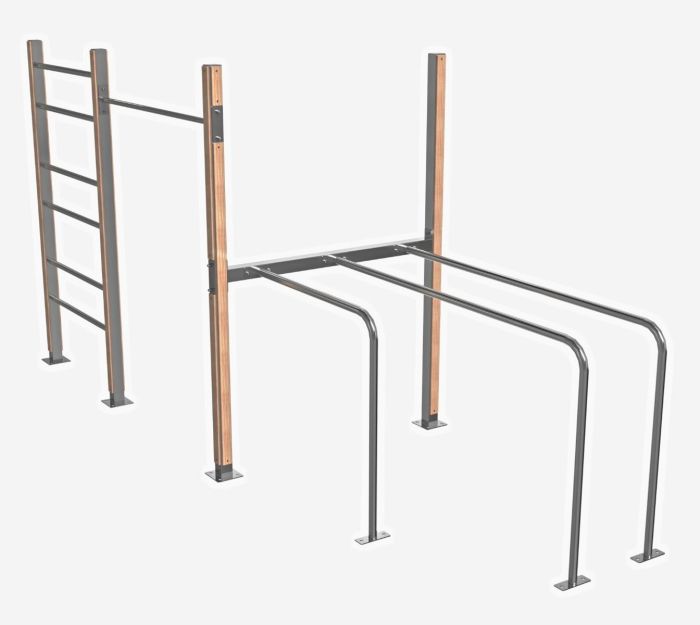 WOS 101 WOOD BOSTON - Utendørs treningspark - Sommerbutikken.no