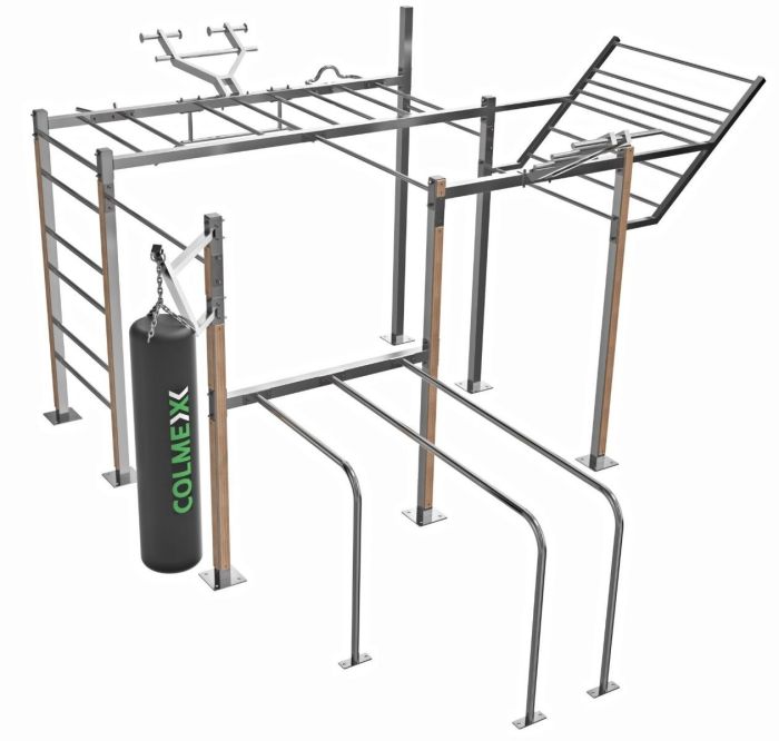 WOS 103 WOOD NEW YORK - Utendørs treningspark - Sommerbutikken.no